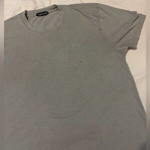 Tom Ford slim fit lyocell cotton blend Jersey Tshirt. Gray size 48 EU